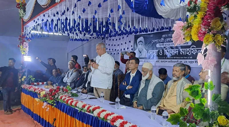 মনুমূখ ইউনিয়নে খালেদা জিয়ার মাগফেরাত কামনায় দোয়া মাহফিল