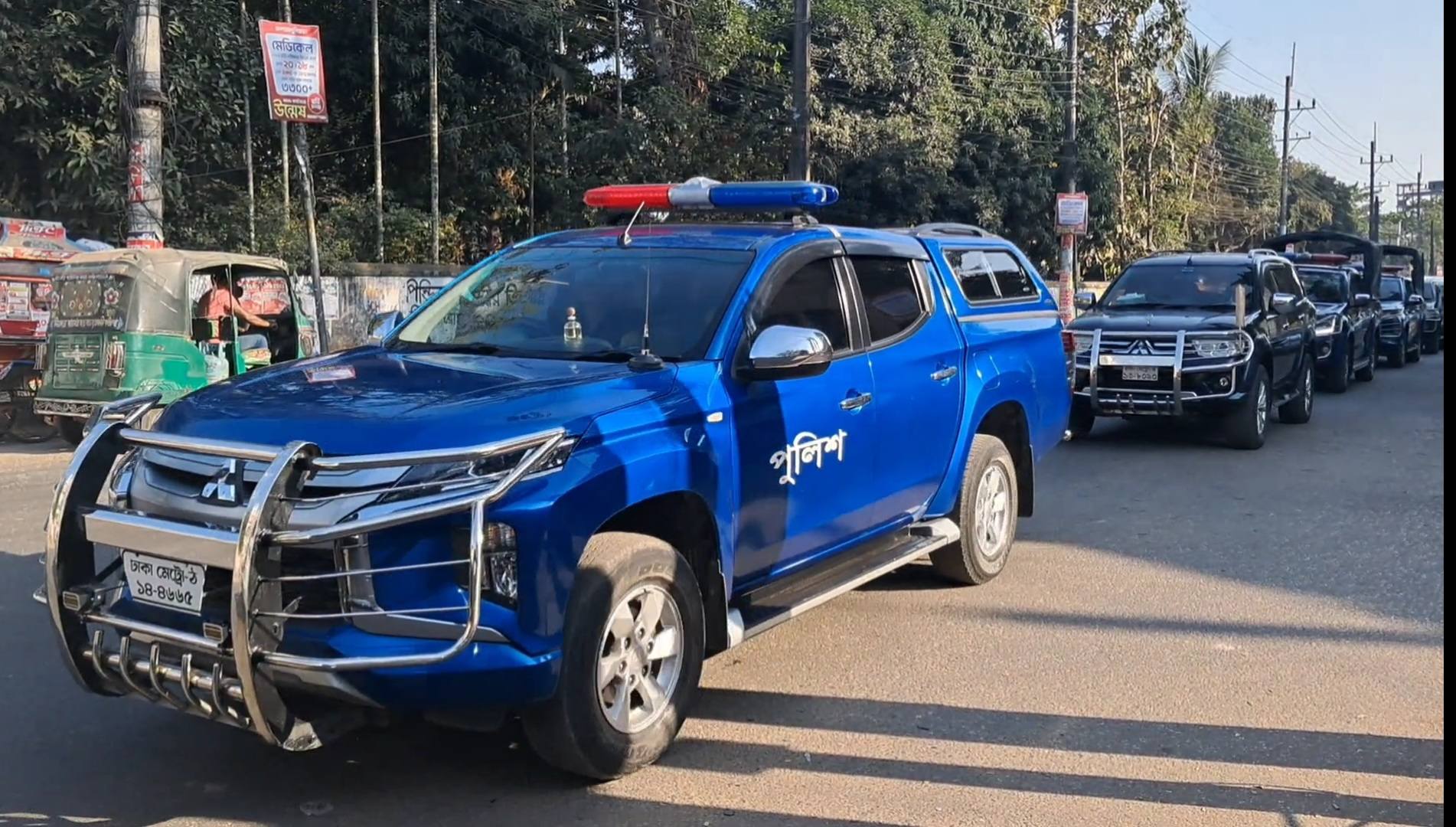 মৌলভীবাজারে যৌথ বাহিনীর নির্বাচনী  টহল শুরু