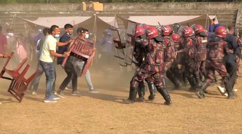 মৌলভীবাজারে যৌথ বাহিনীর মহড়া অনুষ্ঠিত