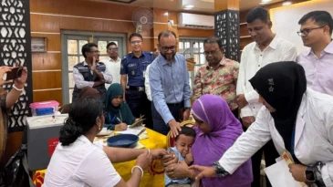 শুরু হয়েছে হাম-রুবেলা টিকাদান কর্মসূচি